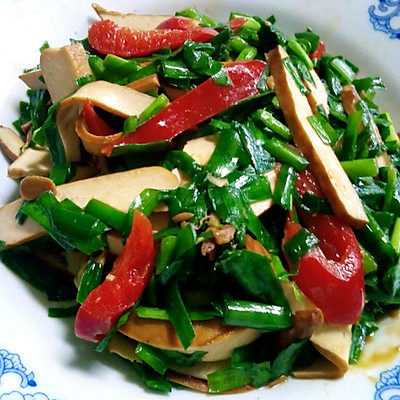 下饭菜—韭菜炒香干