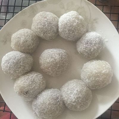 椰丝红豆团