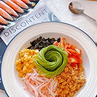 蟹柳牛油果拌饭的做法图解10