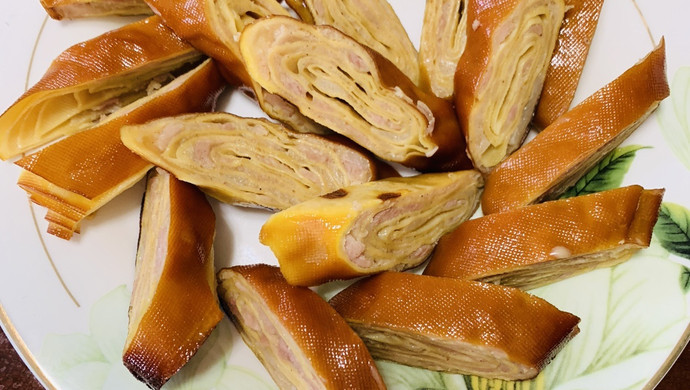 下酒又下饭的东北美食！熏干豆腐卷