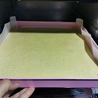 【卷】抹茶蜜豆蛋糕卷的做法图解13