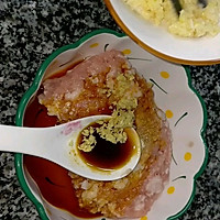 小米莲藕猪肉丸的做法图解2