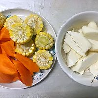 玉米胡萝卜山药排骨汤#硬核家常菜#的做法图解2