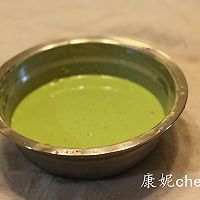 那抹清新绿【小青菜蛋饼】的做法图解5