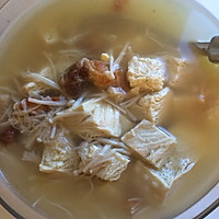 金针菇冻豆腐汤的做法图解5