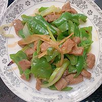 青椒炒牛柳的做法图解4