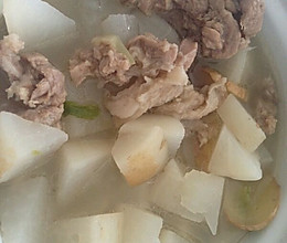 滋补汤品 白萝卜炖羊肉的做法