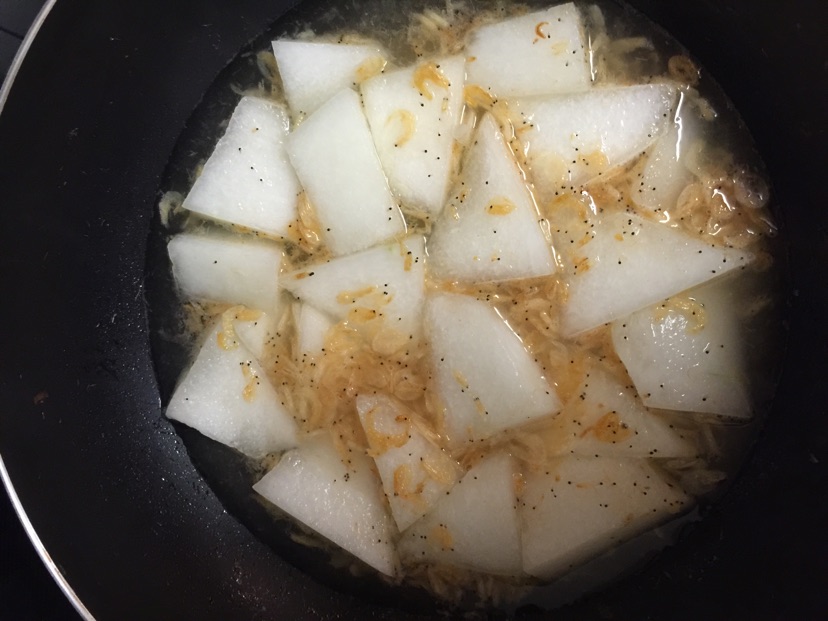 冬瓜虾米肉丸汤的做法图解7