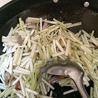 韭黄炒肉的做法图解6