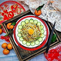 新年开胃凉拌菜:桔皮绿豆芽~的做法图解12
