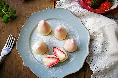 情人节甜点-草莓大福