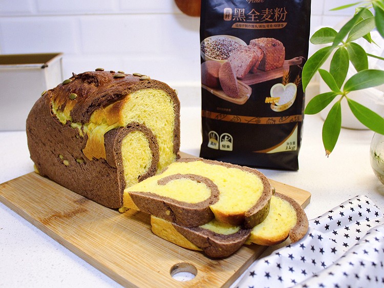 黑麦南瓜双色吐司的做法