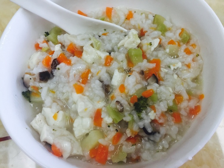 蘑菇豆腐风味粥