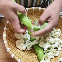 #花式炖煮不停歇#一人食砂锅菜花的做法图解2