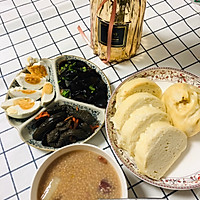 搭配完美的营养晚餐 ，加山药红枣的小米粥➕馒头➕凉菜的做法图解4
