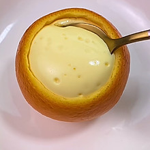橙香牛奶布丁