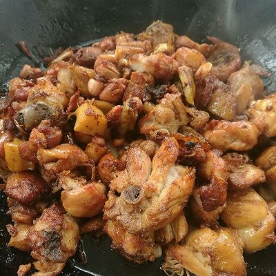 干煸鸡腿