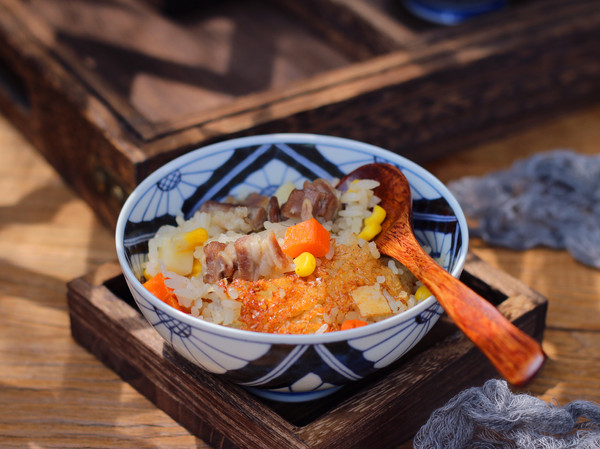 胡萝卜羊肉焖饭