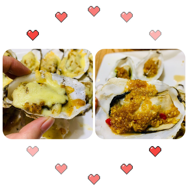 蒜蓉芝士焗生蚝的做法