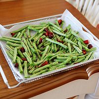 空气炸干煸豆角【北鼎5系烤箱食谱】的做法图解3