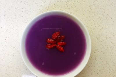 紫薯山药糊