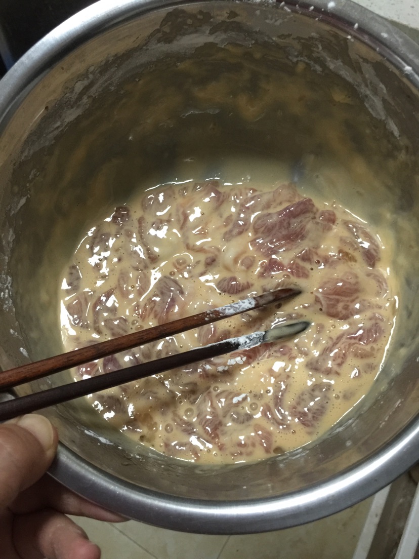 土豆片过油肉的做法图解4