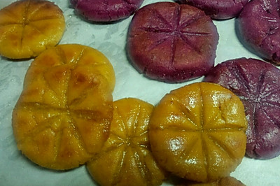 【阿苏】紫薯南瓜饼
