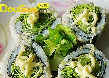 『入得厨房』大爱寿司の生菜沙拉寿司