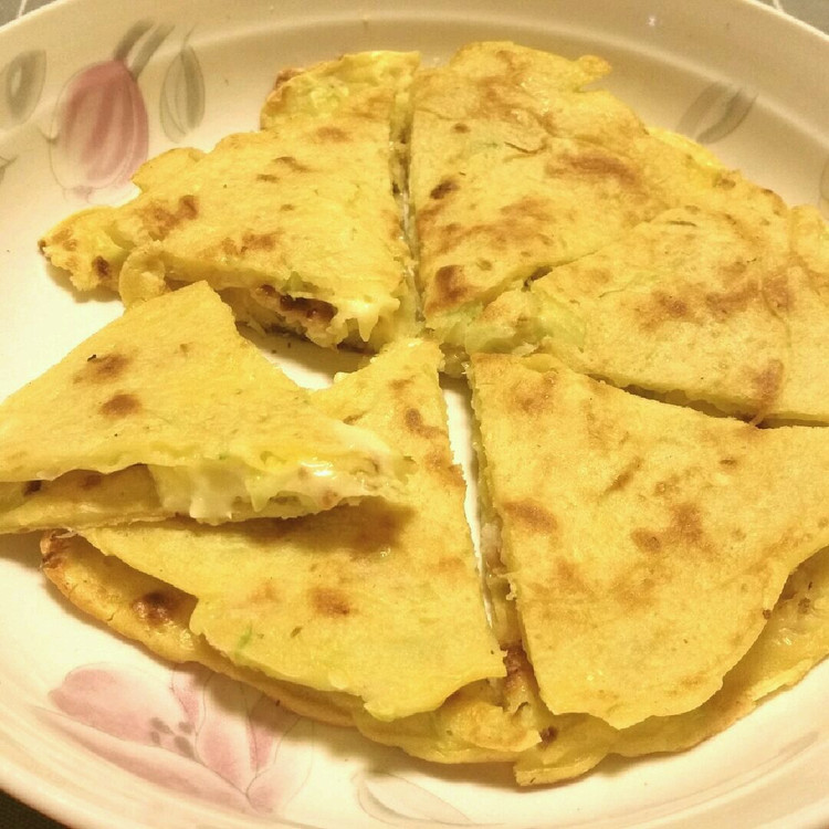 蔬菜饼奶酪三明治的做法
