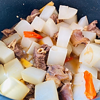 #李锦记旧庄蚝油鲜蚝鲜煮#牛腩粉的做法图解9
