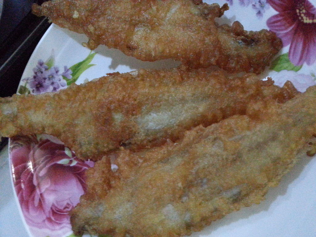 Delicious fried flounder