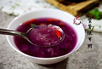 紫薯银耳冰粥#七彩七夕#的做法
