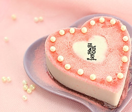 浪漫七夕，粉嫩嫩的慕斯蛋糕的做法