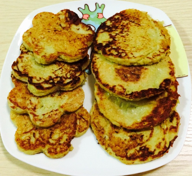 鸡蛋角瓜土豆饼|养老公不重样的做法