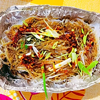 「锡纸蒜蓉粉丝烤蛏子」的做法图解3