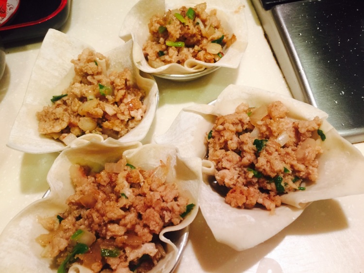 馄饨皮香烤芝士杯的做法图解3