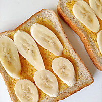 快手早餐系列之“香蕉吐司”的做法图解2