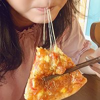 #黄河路美食#香肠披萨的做法图解12