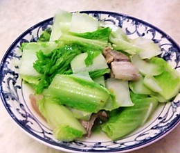 大白菜炒五花肉的做法