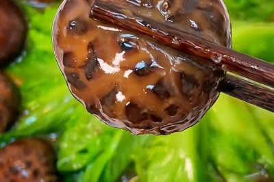 猪肉花菇扒生菜