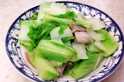 大白菜炒五花肉