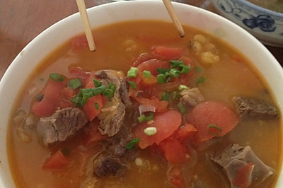 番茄炖牛肉