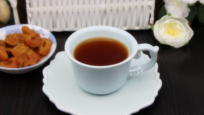 冬天口干，喝雪菊山楂茶