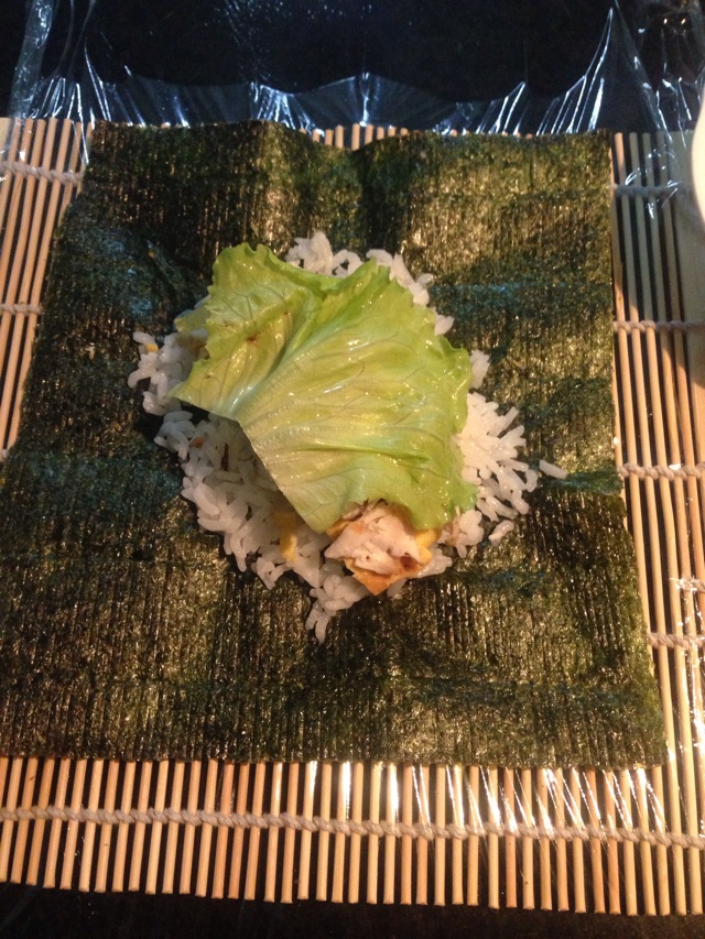 饭团寿司厚蛋烧鸡胸肉吧啦吧啦…的做法图解4