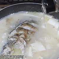 奶白桂鱼汤汤如牛奶白鱼肉刺少肉质鲜美的做法图解8