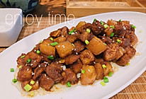 不用一滴油的红烧肉的做法