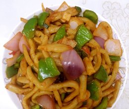 家乡风味小吃——圪姜姜（水晶条）的做法