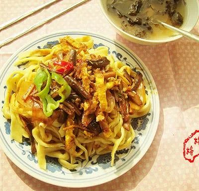 烂糊鳝丝干挑面