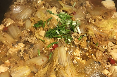 白菜炖豆腐