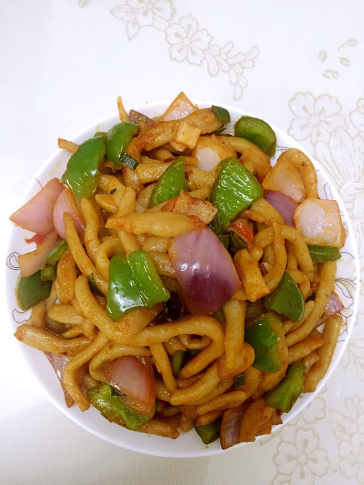 家乡风味小吃——圪姜姜（水晶条）的做法